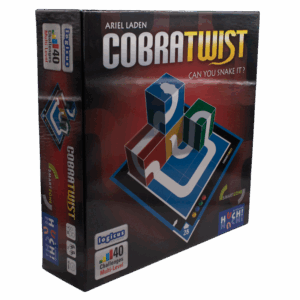 Cobra Twist Logic Puzzle Game - 40 Three-Dimensional Snake Challenges | Solo Brain Teaser
